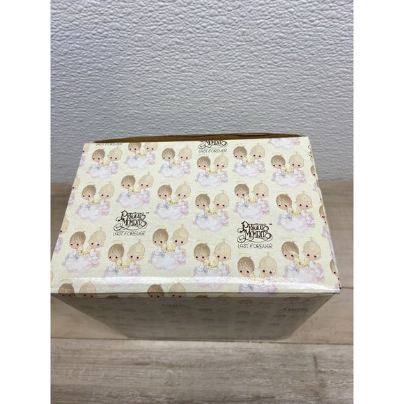 Vtg 1994 Enesco Precious Moments I Can`t Bear To Let You Go Porcelain Figurine - Picture 14 of 14